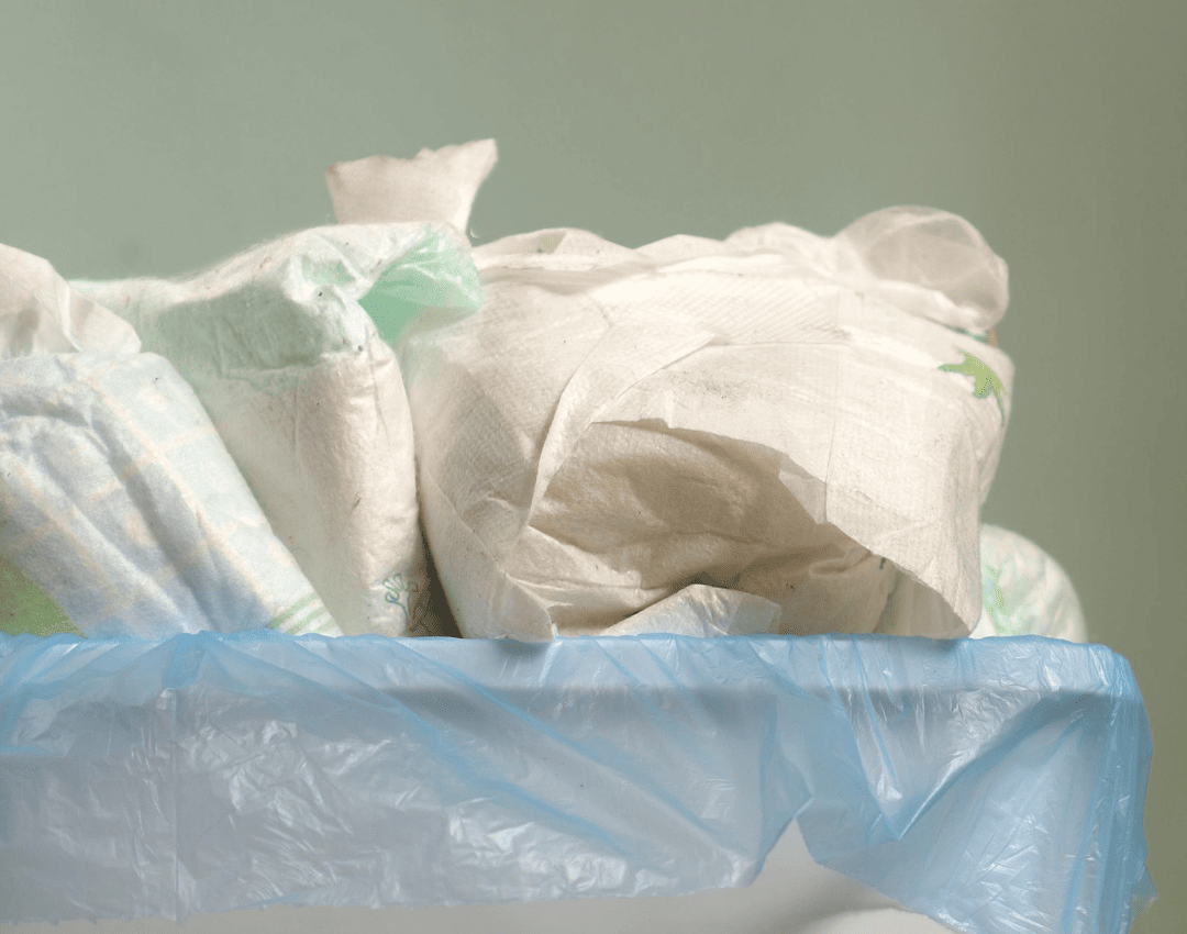 92 Miljoen kilo! van de jaarlijkse afvalberg bestaat uit wegwerp luiers. 1