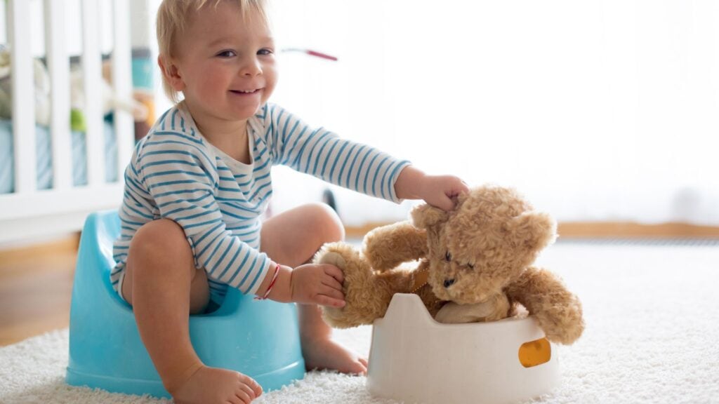 Hoe oud kind op potje?