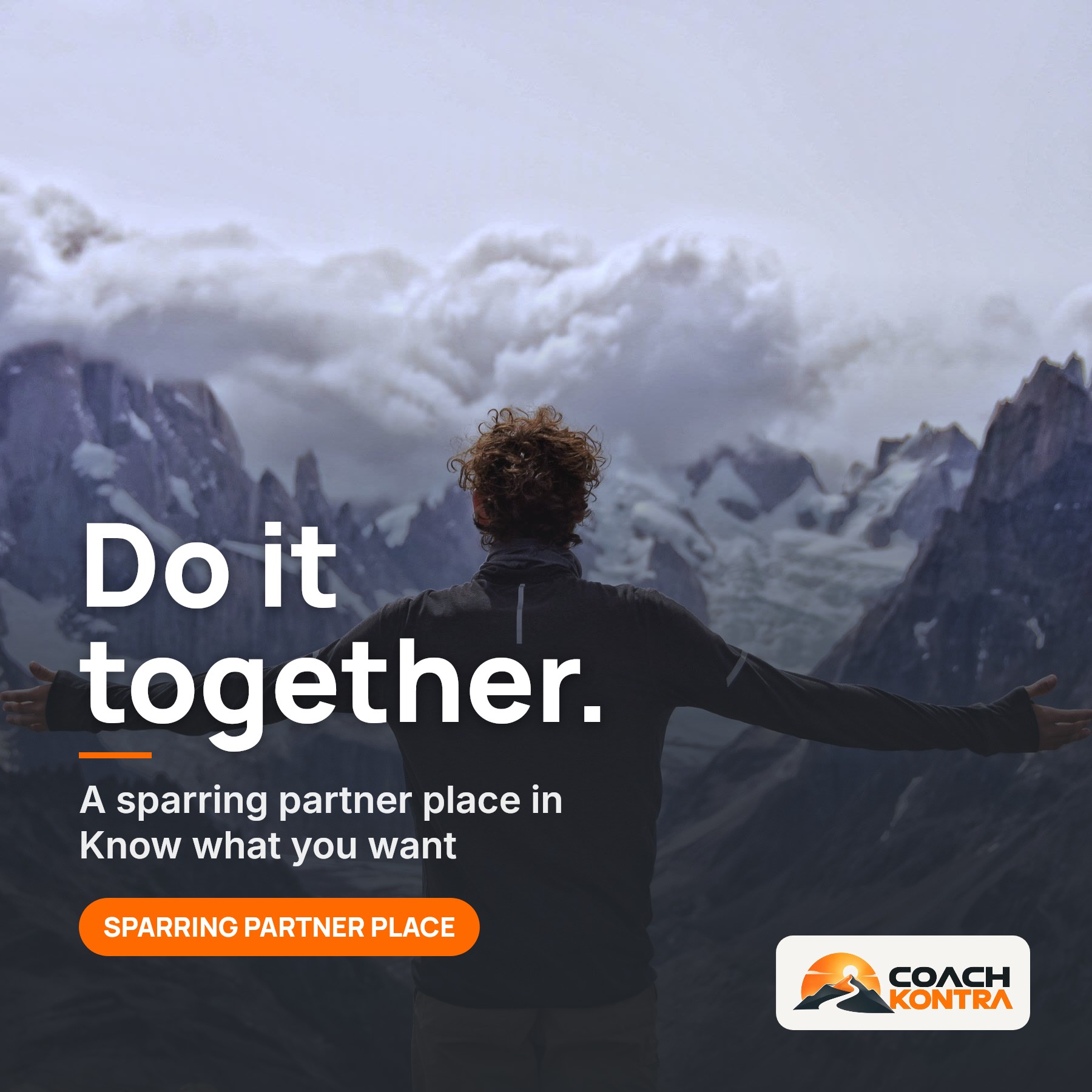 Do it together: a sparring partner place in Know what you want