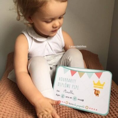 Diplôme pipi Axelle
