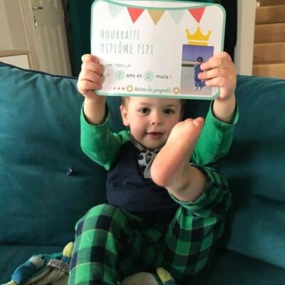 Diplôme pipi propreté Basile