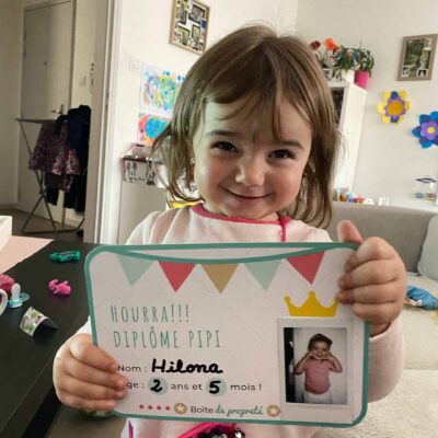 Diplôme pipi Hilona