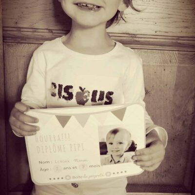 Diplôme pipi Manon