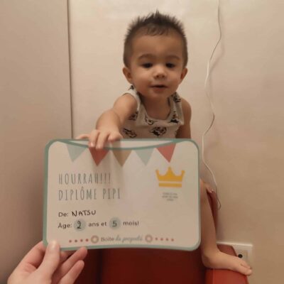 Diplôme propreté Natsu