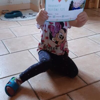 Diplôme pipi Rose
