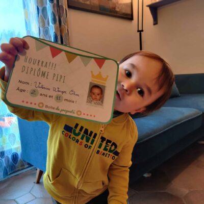 Diplôme pipi Valerian