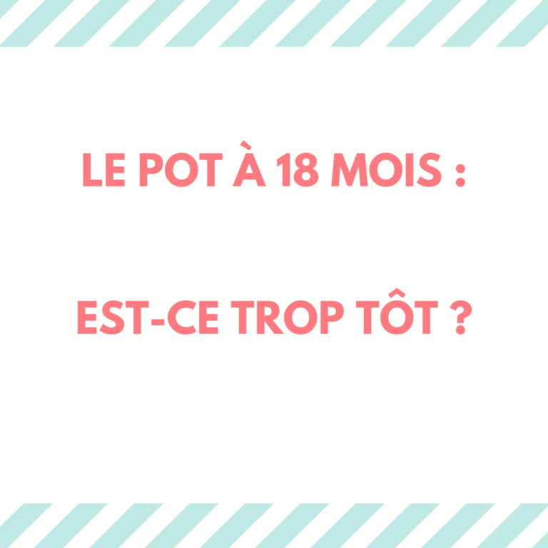 Blog 2 Le pot à 18 mois