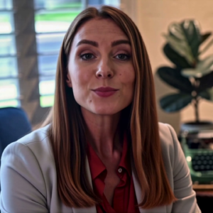 The presenter of the potty training video course, welcoming a parent